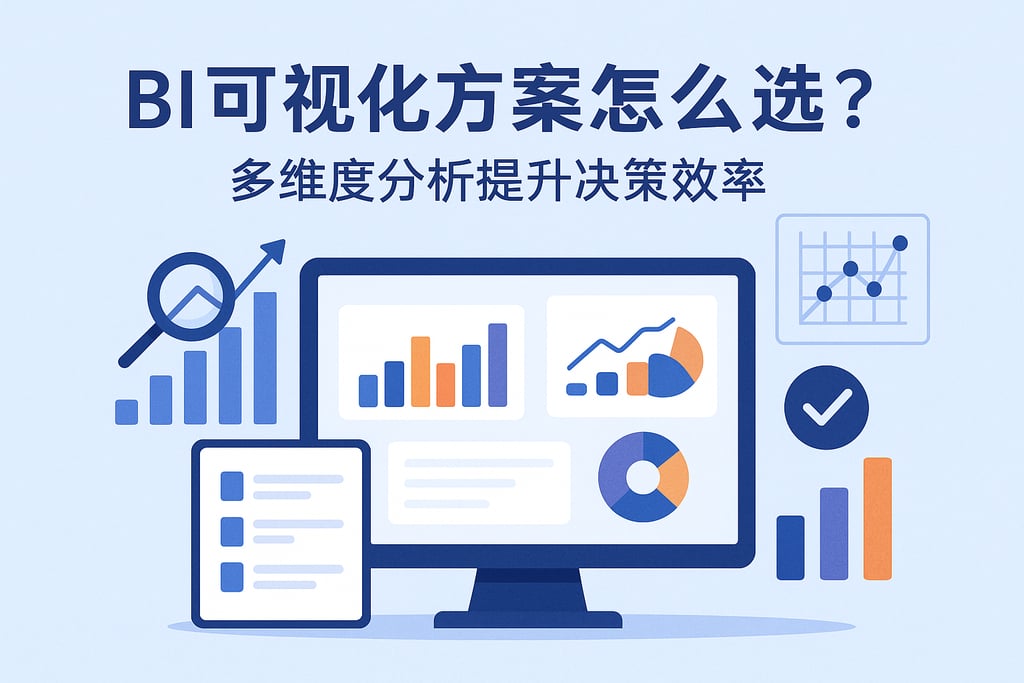 BI可视化方案怎么选？多维度分析提升决策效率"